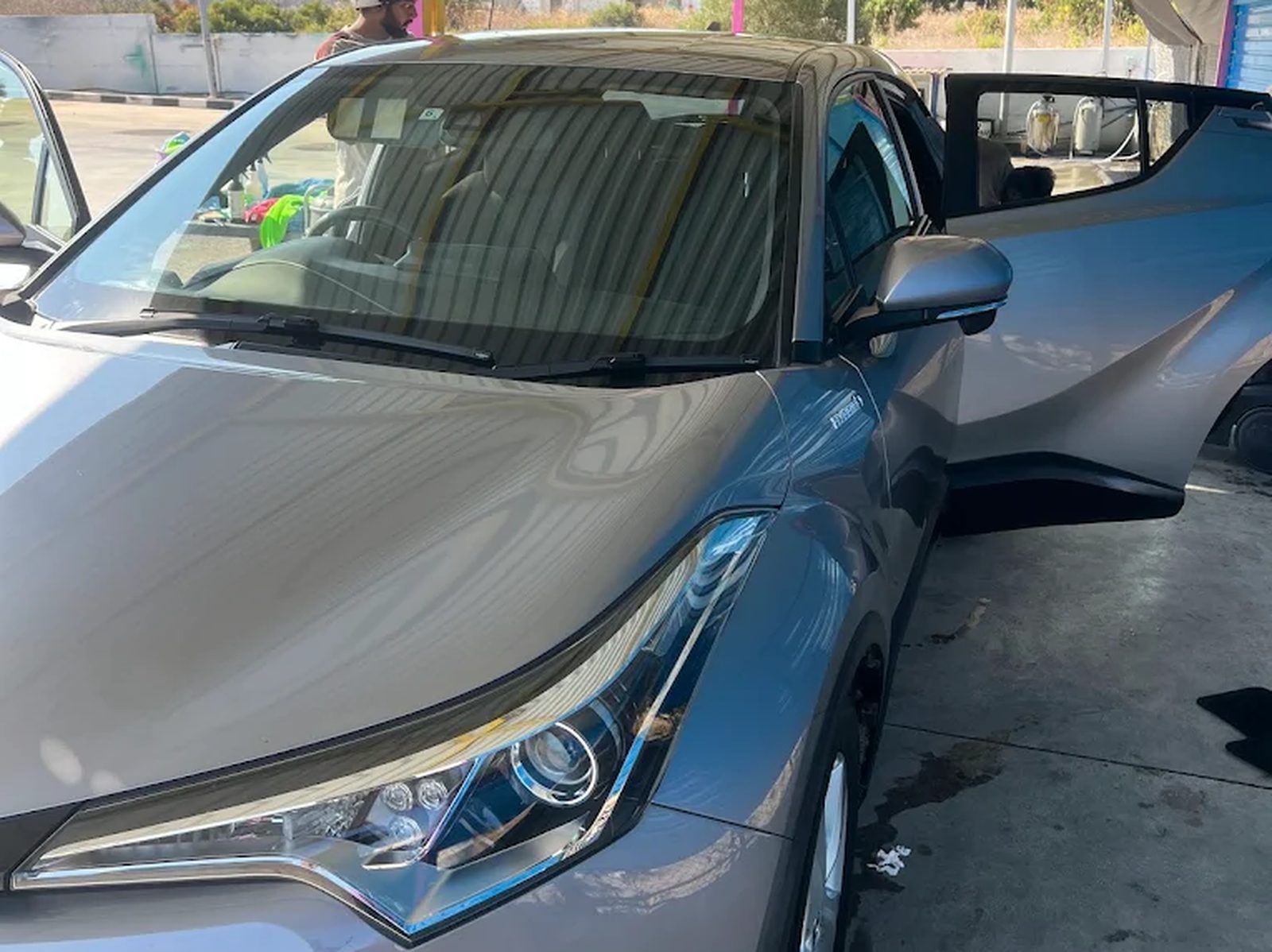 Freshly hand-washed car with a gloss finish at GlossLab Paphos